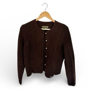GEIGER 100% Austrian Wool Brown Jacket